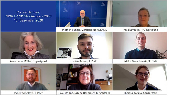 Preisverleihung NRW.BANK Studienpreis 2020
